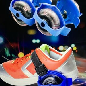 60%  off  for Christmas to boxing Adjustable Blue flashing Roller Skate for Kids
